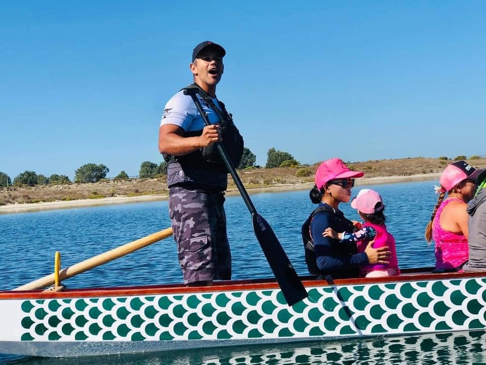 Coaching a dragon boat crew
